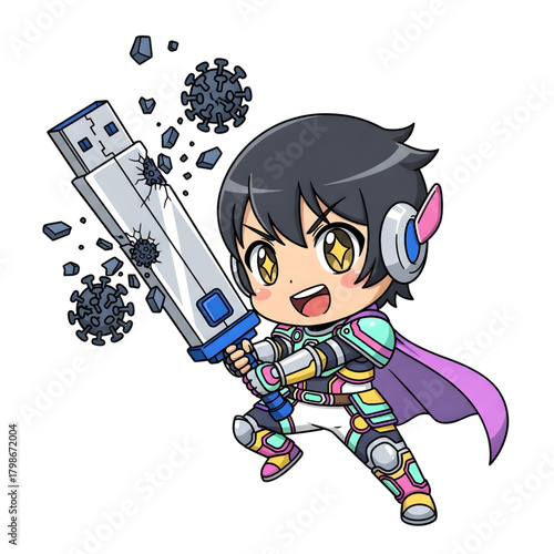 anime human protection malware