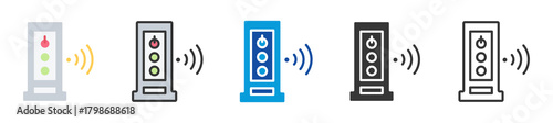 modem icon set multi style various collection