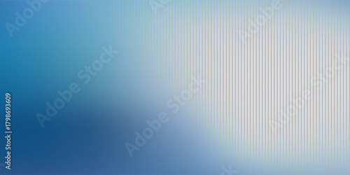 Vector ribbed glass texture background. Blue white grey green ribbed glass. Mesh gradient. acrylic ribbed bath surface. Reeded glass background semitransparent overlay. Bath wall window