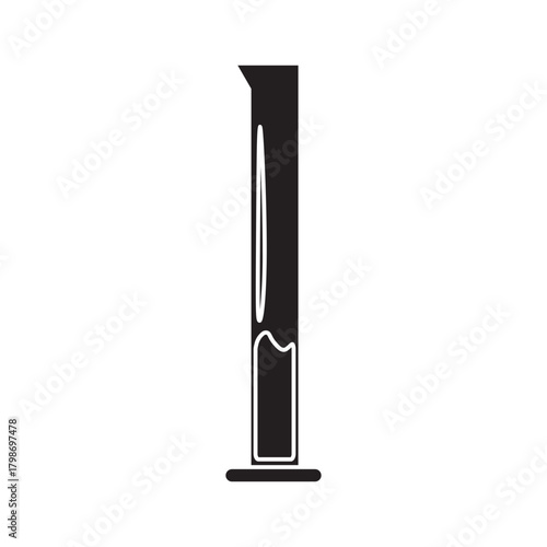 Graduated Cylinder glyph icon