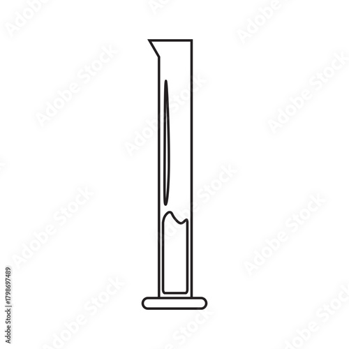 Graduated Cylinder line icon