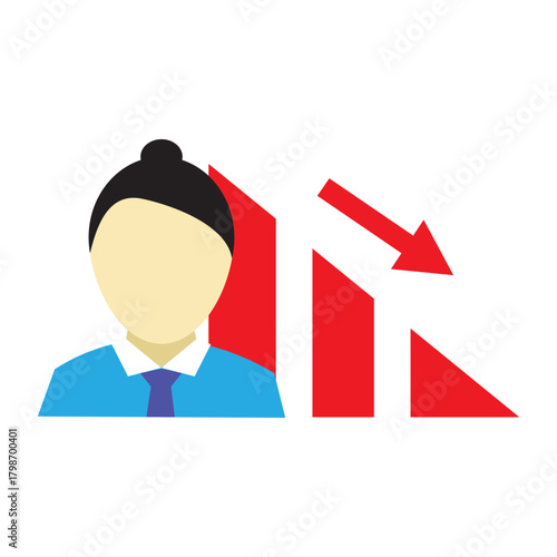 female employee performance decline