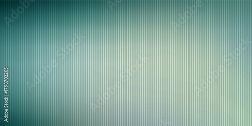 White grey and green ribbed glass. Natural color. Vector ribbed glass texture background. Mesh gradient. acrylic ribbed bath surface. Reeded glass background semitransparent overlay. Bath wall window