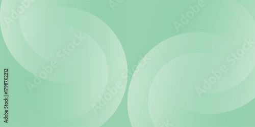 An abstract soft green background with overlapping circular swirl shapes and subtle gradient tones creates a modern and calming design. eps10.