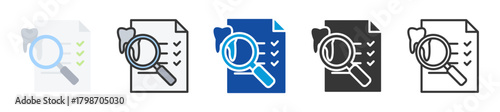 dental checkup icon set multi style various collection