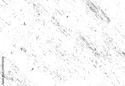 White background with scattered grey distressed grunge texture and speckles scratch