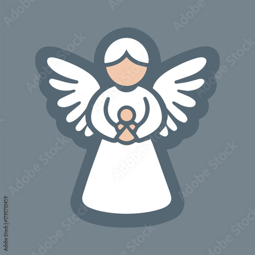 World Prematurity Day awareness illustration set with purple ribbon, baby care, family support, hope and neonatal symbols vector