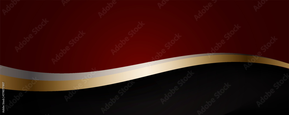 Naklejka premium Abstract luxury background with wave. Clip-art