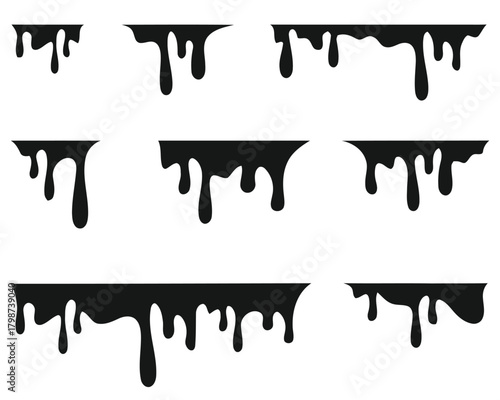 graphic, dripping, element, vector, illustration, slime, (99), goo, design, art, dark, black, sticky, liquid, elements, paint, drop, fluid, flow, background, creative, ink