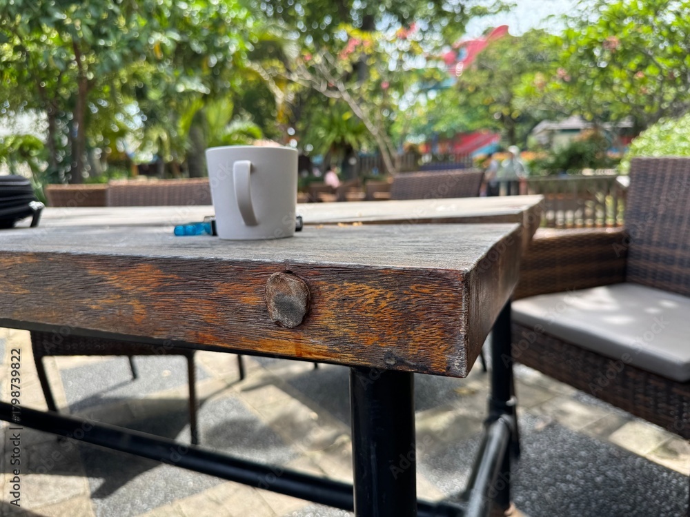 Fototapeta premium bench in the park