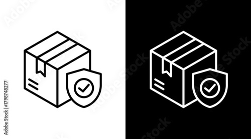 Product Liability Insurance  White Icon Set Design