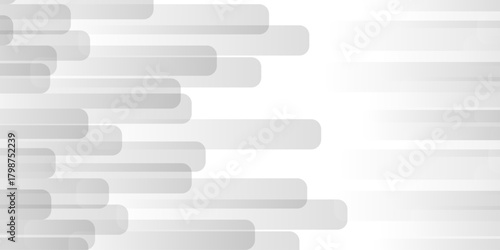White and gray gradient curve abstract layout digital banner cover design. vector geometric technology triangle square minimal concept polygona overlapping texture background.	
