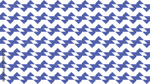 Modern geometric pattern design with blue and white triangles creating a dynamic and vibrant background for contemporary projects and creative designs