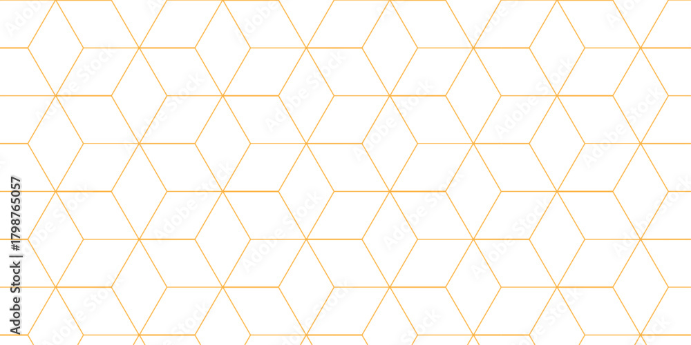 Fototapeta premium Futuristic hexagon pattern vector cube design. Cubic concept design abstract technology background.