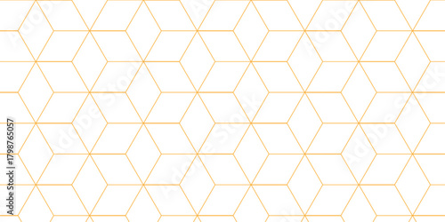 Futuristic hexagon pattern vector cube design. Cubic concept design abstract technology background.	