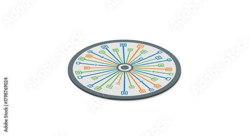 Spin the wheel and take your chances winning big prizes with this fun game, perfect for events, promotions, contests, and exciting marketing campaigns
