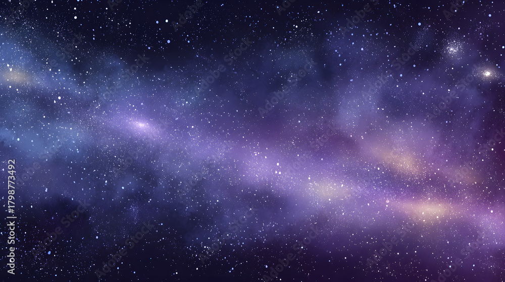 Obraz premium Vibrant nebula swirls amidst a starry cosmic expanse