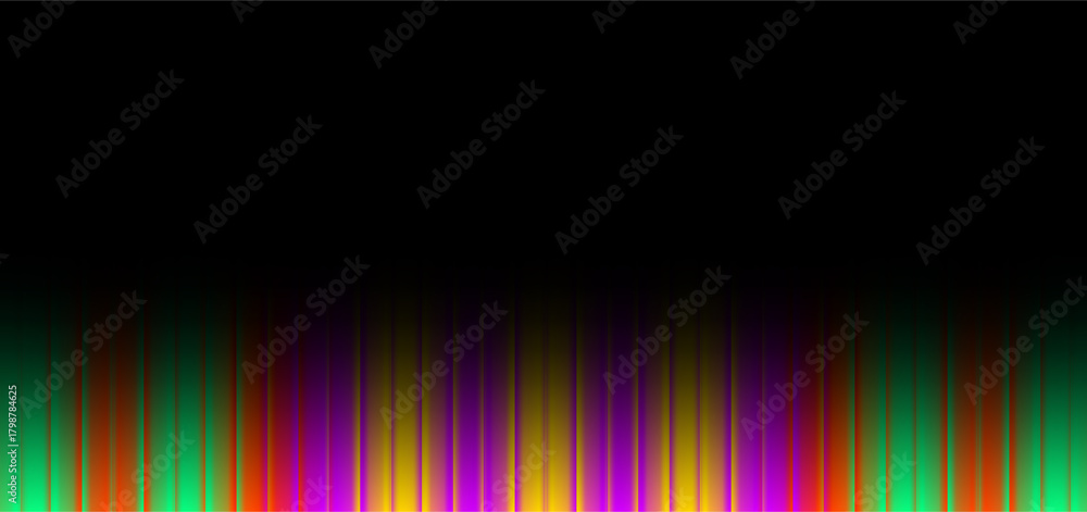 Obraz premium Abstract vertical wave line pattern background with glowing gradient effect, digital motion design, modern futuristic wallpaper, smooth light texture, creative energy lines, elegant artistic backdrop 