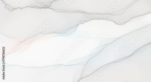 Abstract background with delicate watercolor or alcohol ink texture in light gray and white tones.