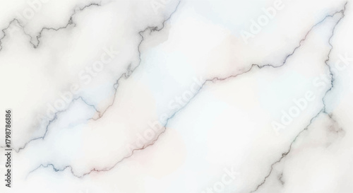White marble texture with gray veins, abstract background.