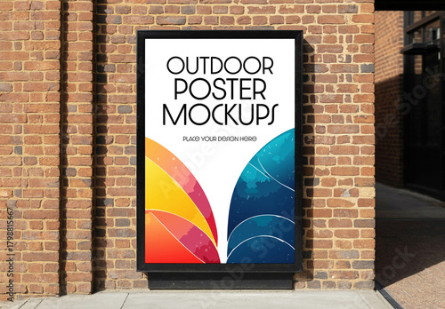 Outdoor Urban Poster Mockup Design