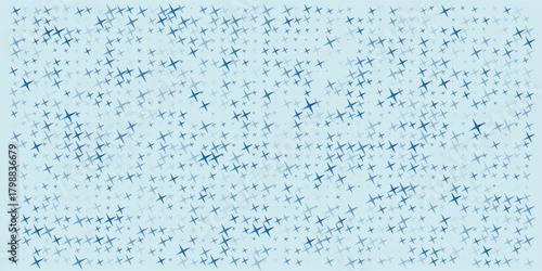 Geometric seamless pattern. Design for fabric, cloth, eps, blue color theme