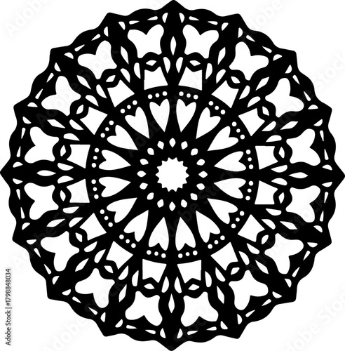 Ornate Floral Mandala Pattern
