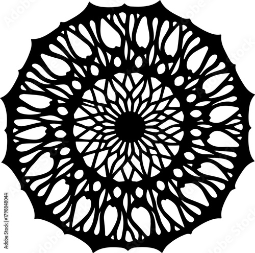 Ornate Floral Mandala Pattern