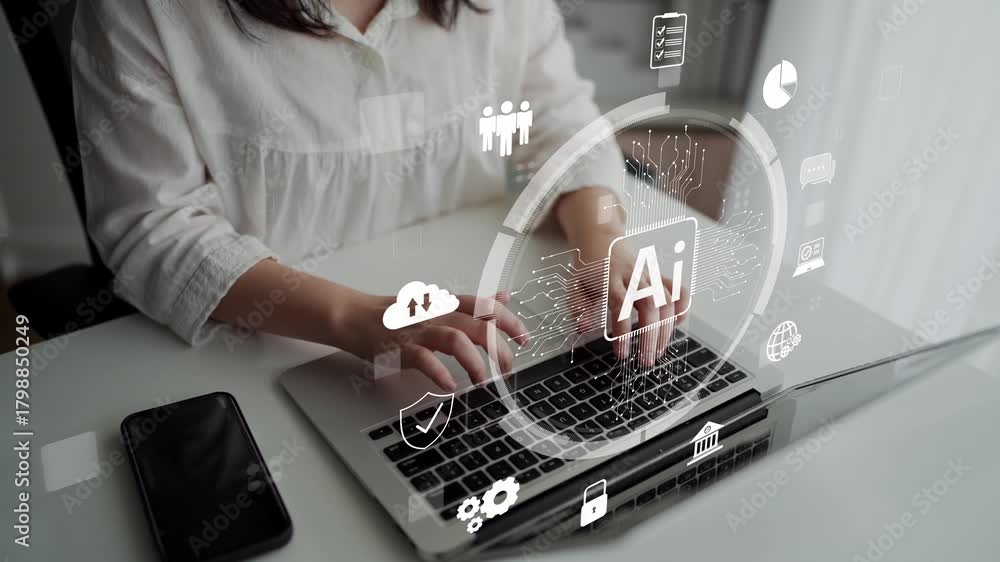 Ai Based Learning Assistant Using Machine Learning Images AI Assistant Brain Processor with LLM Technology, Big Data, Machine ...