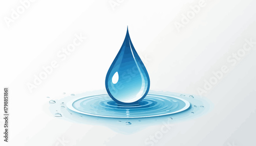 water drop vector illustration