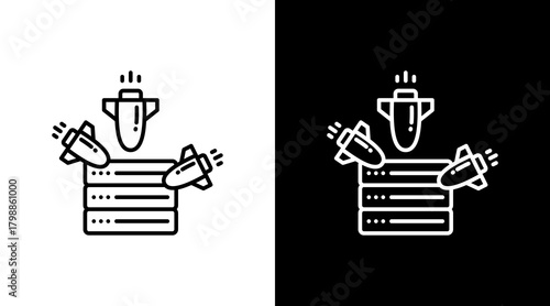 Ddos White Icon Set Design