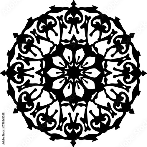 Intricate Ornamental Mandala Pattern