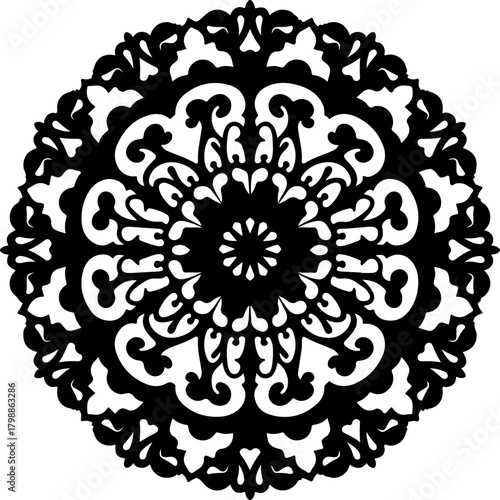 Intricate Ornamental Mandala Pattern