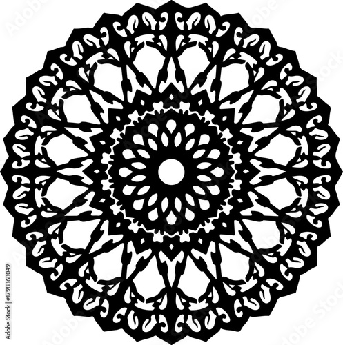 Elegant Floral Mandala Pattern
