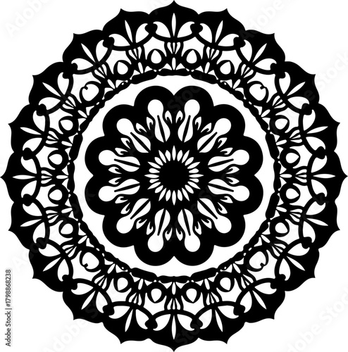 Elegant Floral Mandala Pattern