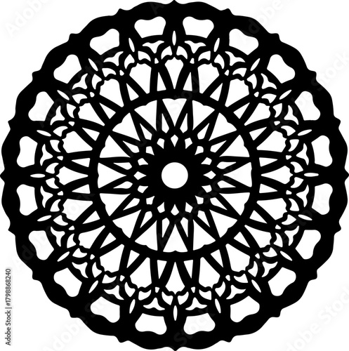 Elegant Floral Mandala Pattern