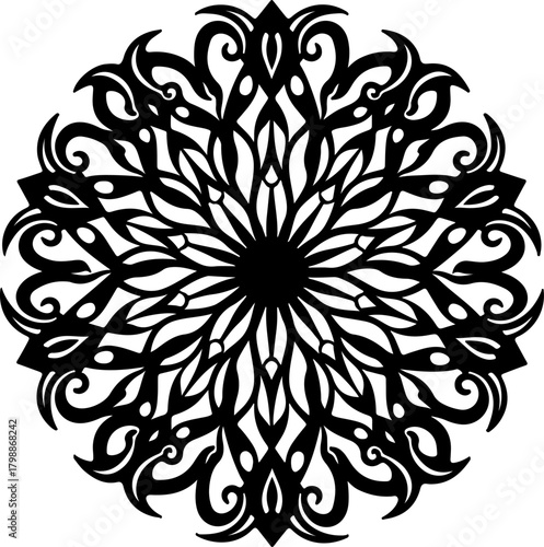 Elegant Floral Mandala Pattern