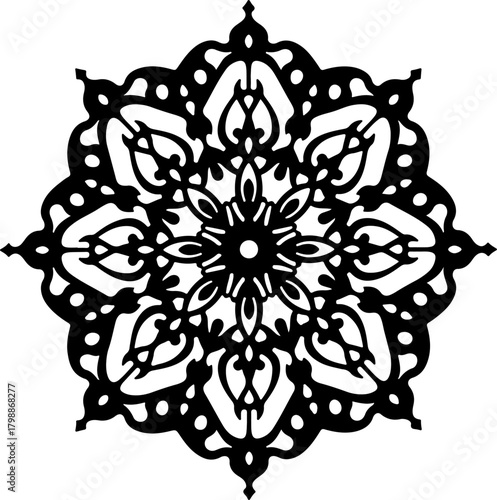 Elegant Floral Mandala Pattern