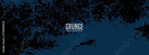 Vintage Grunge Texture Background in Deep Blue and Black for High-Impact Print Materials. suit for bussines, banners