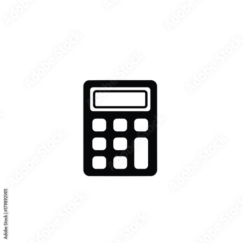 Vector illustration of calculator icon