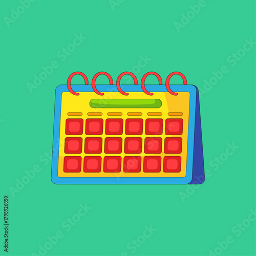 Calender new icon illustration
