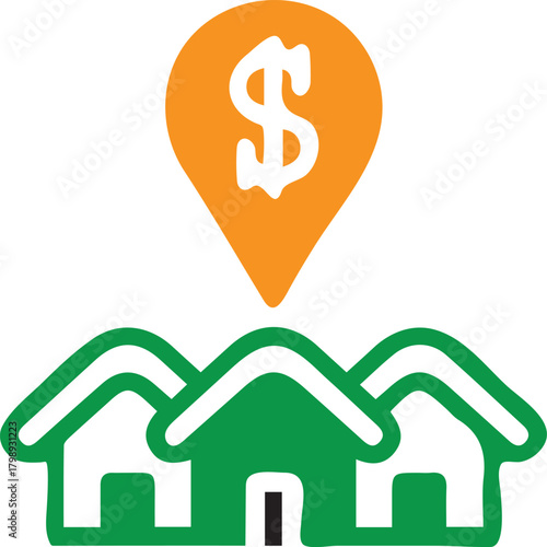 Modern real estate agent branding and marketing graphics