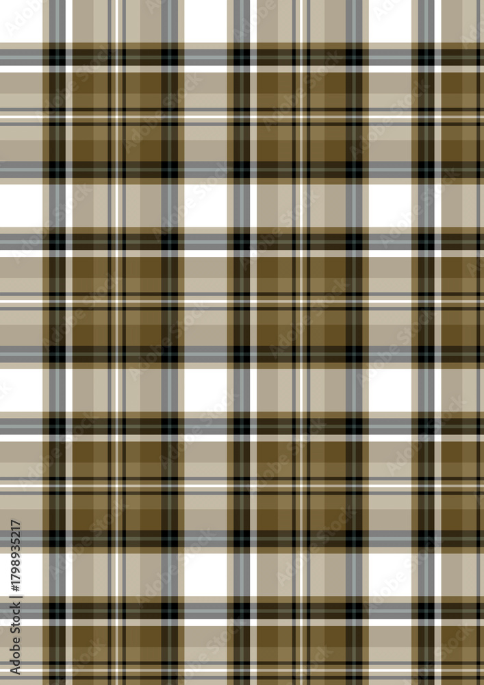 Obraz premium Seamless red,brown,green, lemon,teal and black plaid twill check pattern for fabric design.