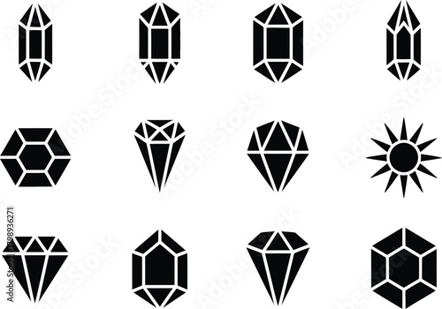 Diamond icon collection
