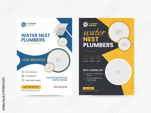 Professional Cleaning Service, Vector and editable flyer design