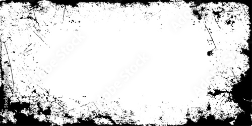grunge old stained scary scratched abstract overlay Rugged Distressed Grunge Border Design with Vintage Texture Elements for Creative Visual Projects.