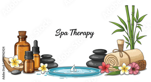 Relaxation and rejuvenation through holistic spa therapy treatments for mind and body.