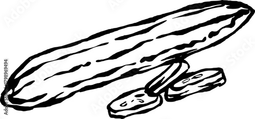 vintage style cucumber