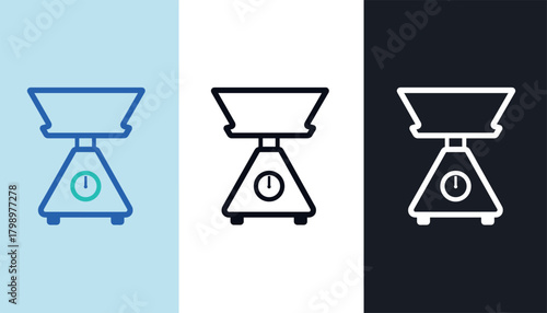 Scales icon vector isolated on white background. Law scale icon. Scales vector icon.lawyer, court, justice, law, legal, scale, signs, balance, graphic,