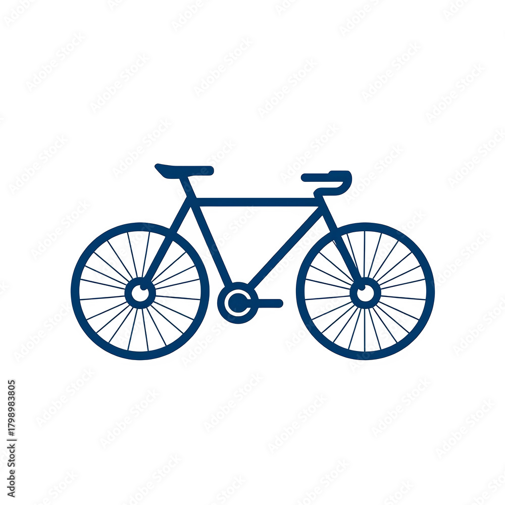 Obraz premium bicycle isolated on white